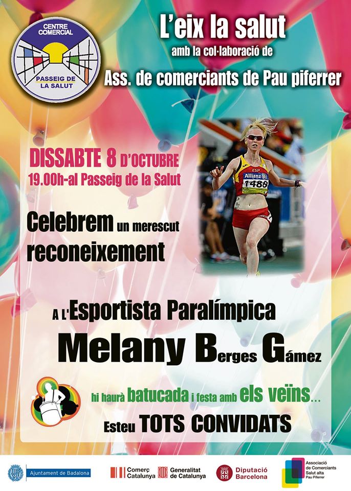 Poster homenaje Melani Berges Gamez LALD